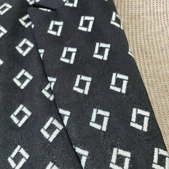 Vince Camuto Blazer Women's 6P 6 Petite Black White Jacket Collared - Picture 9 of 14